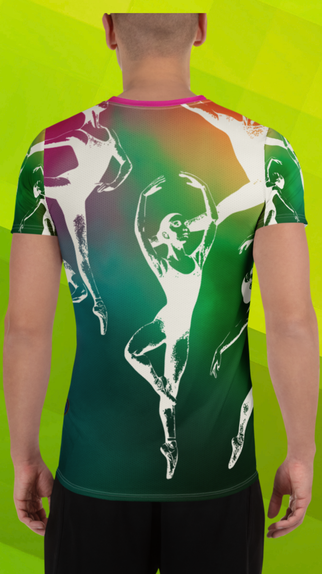 Applausewear: Ballet Edition Men's Athletic T-Shirt