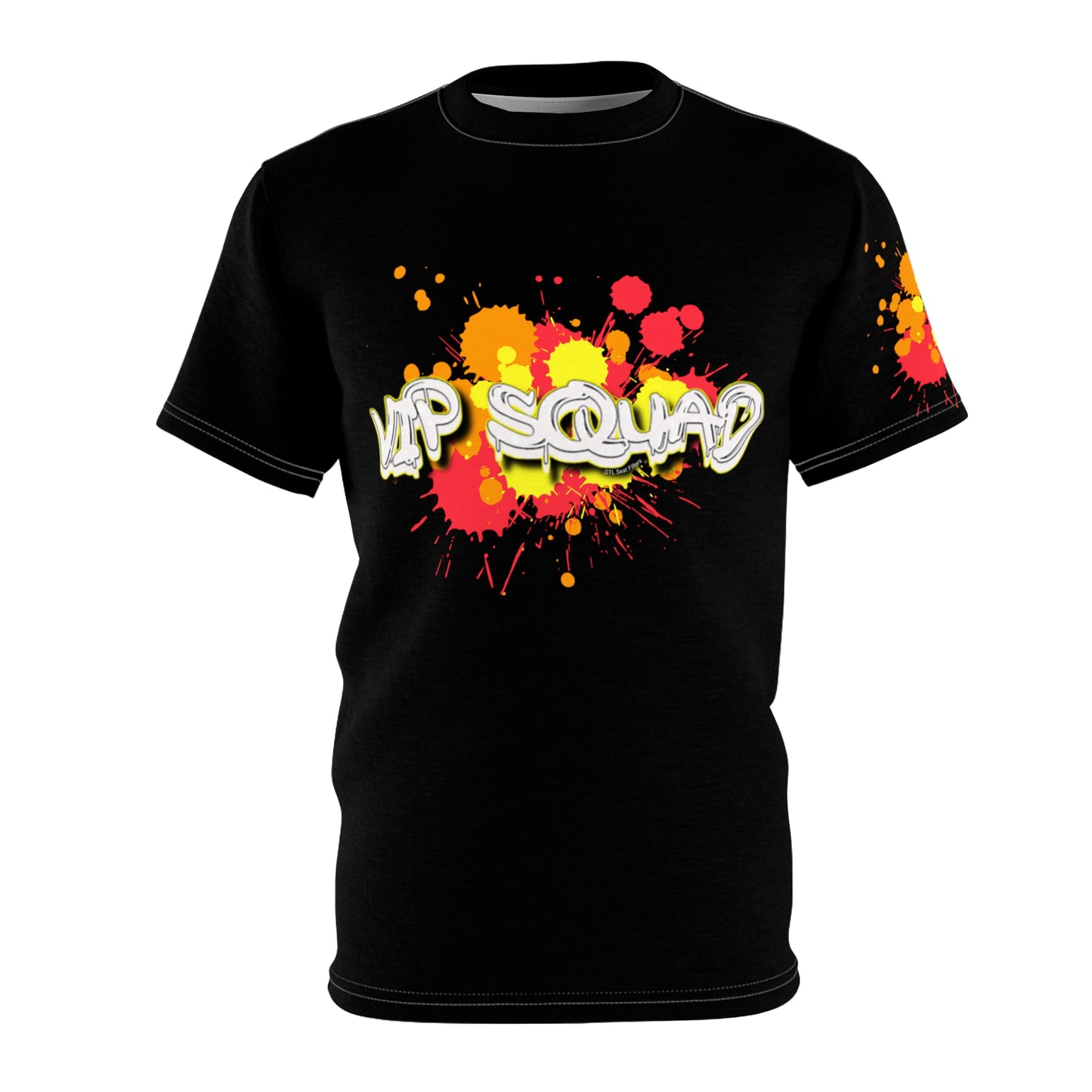 VIP Squad-wear Graffiti-Style Unisex Microfiber T-shirt with sleeve art