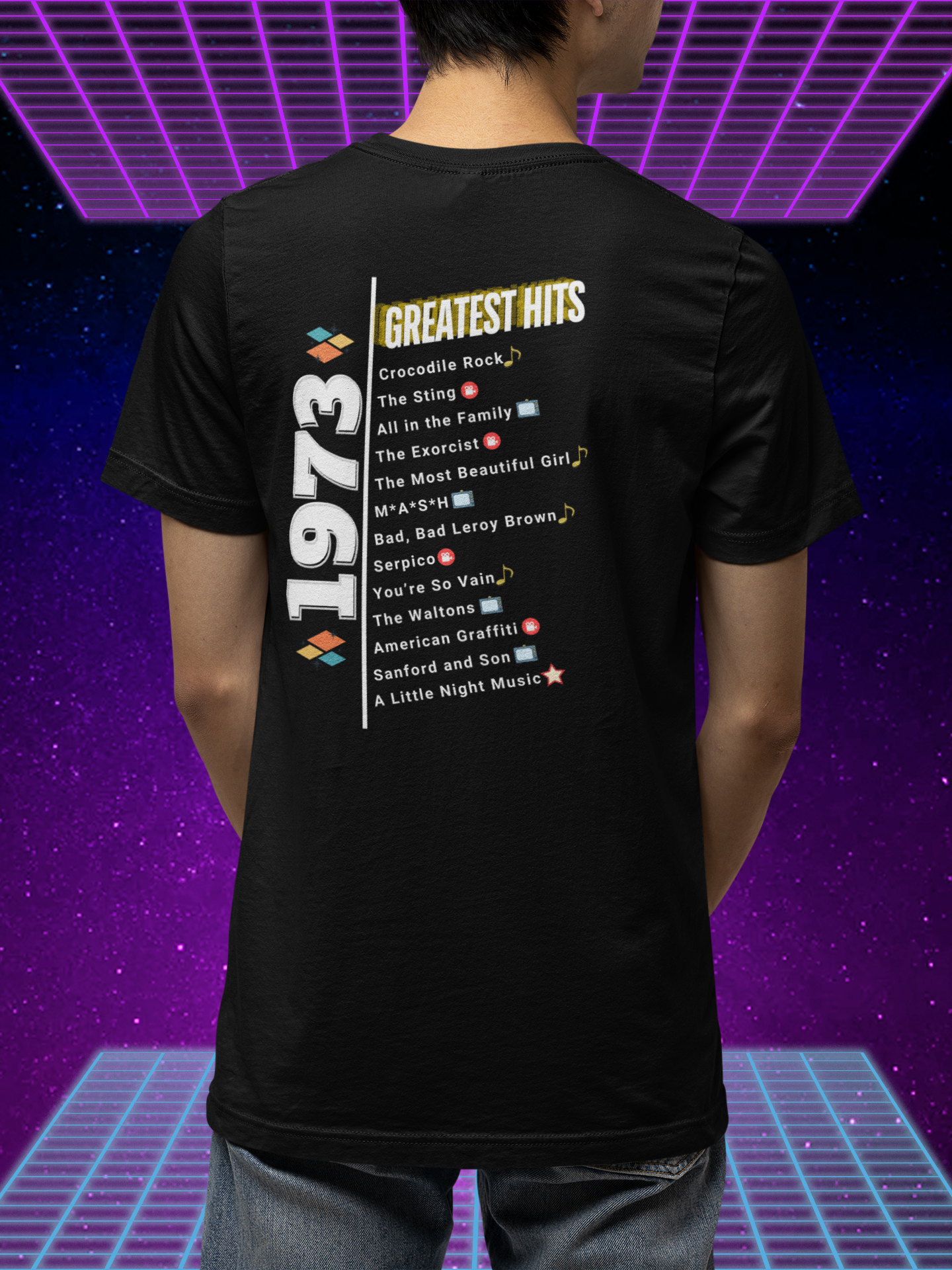 1973 Time Capsule Entertainment Eras Tee