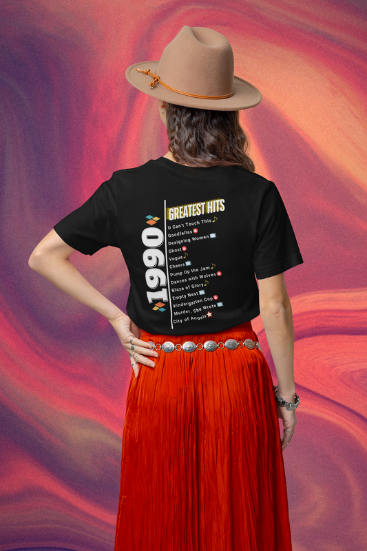 1990 Time Capsule Entertainment Eras Tee