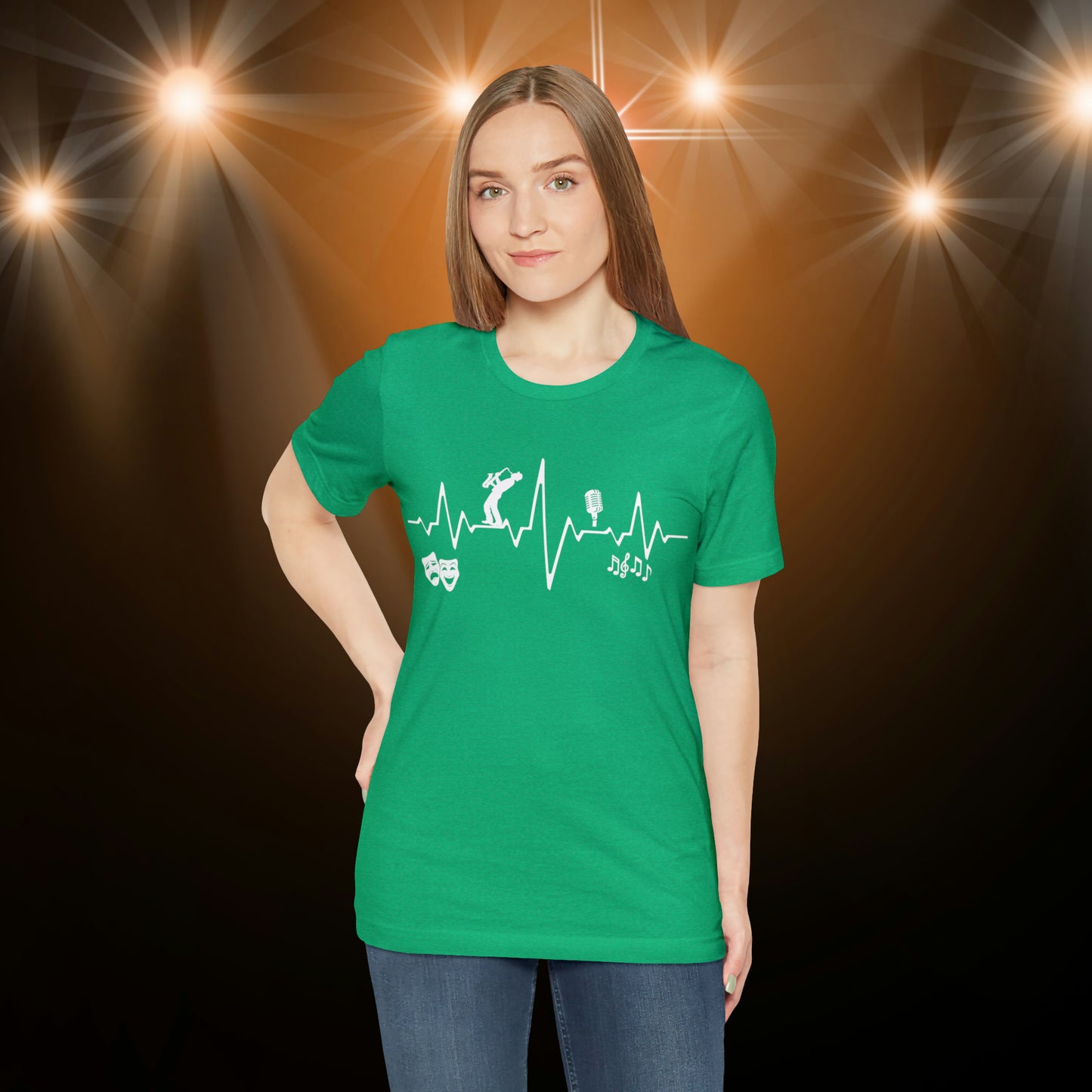 Beating Heart of Entertainment Unisex T-shirt - choice of 10 colors