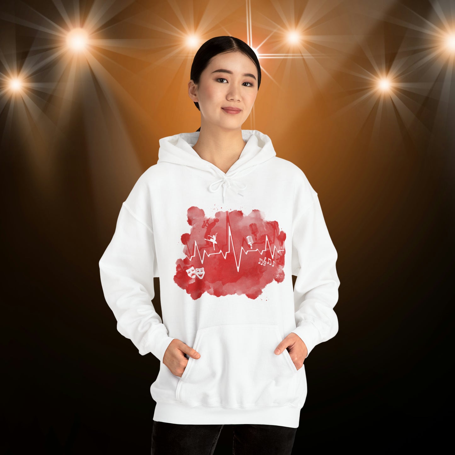 2023 Special Edition Beating Heart of Entertainment Unisex Heavy Blend™ Hoodie