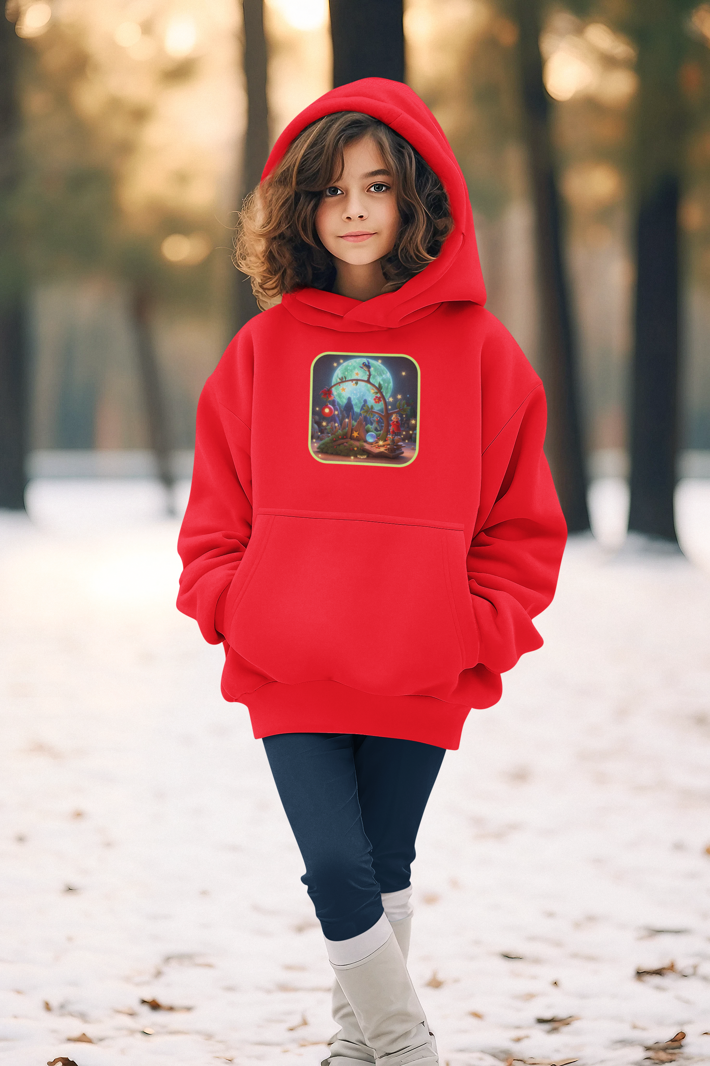 Christmas Mysteries: A Classic Entertainment Hunt Kids Hoodie (Unisex)