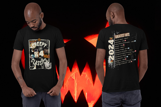 Halloween Entertainment Eras: Creepy Classics 2024 Edition Tee