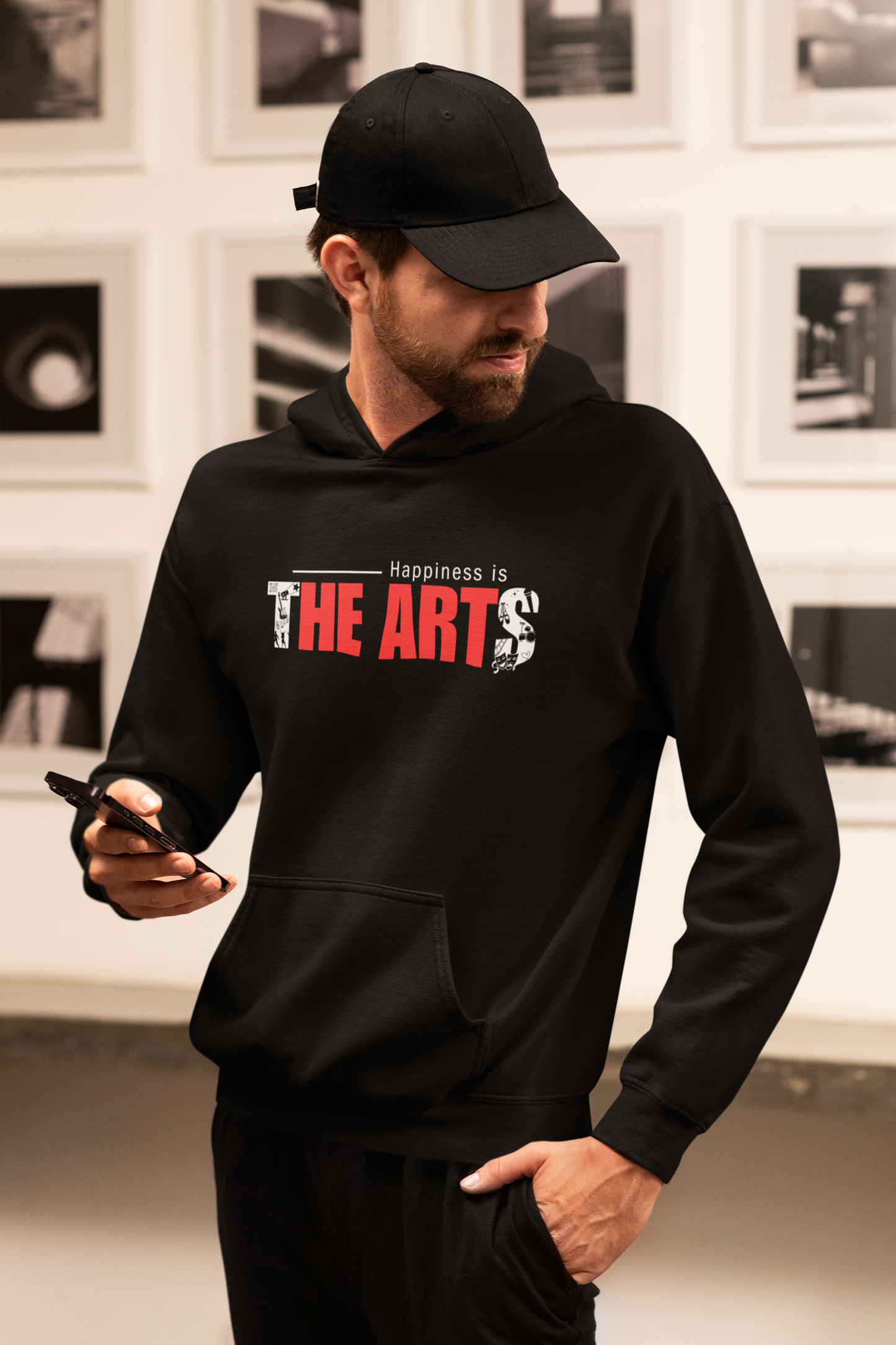 Heart the Arts - Midweight Fleece Adult Hoodie