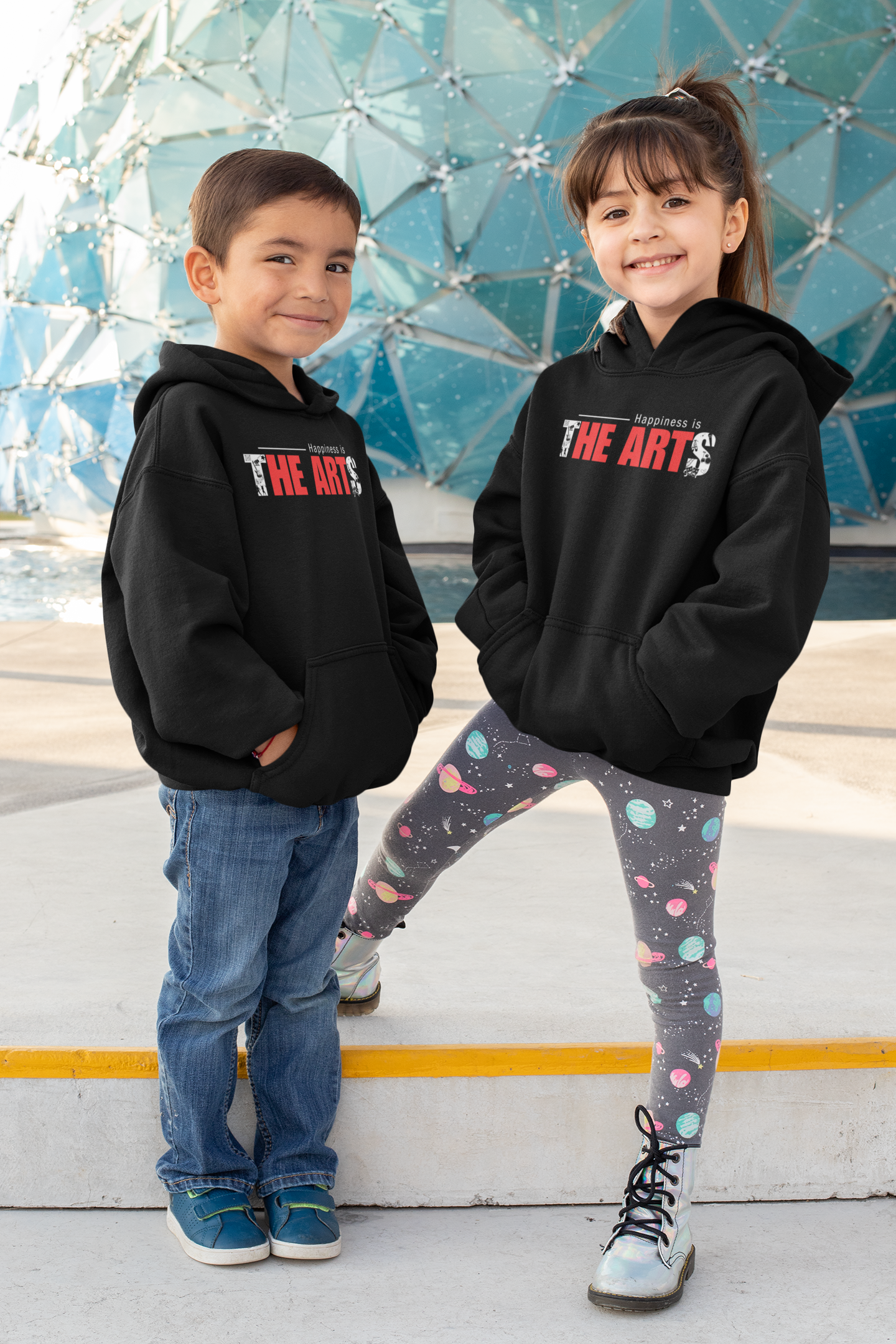 Heart the Arts - Kids Unisex Pullover Hoodie