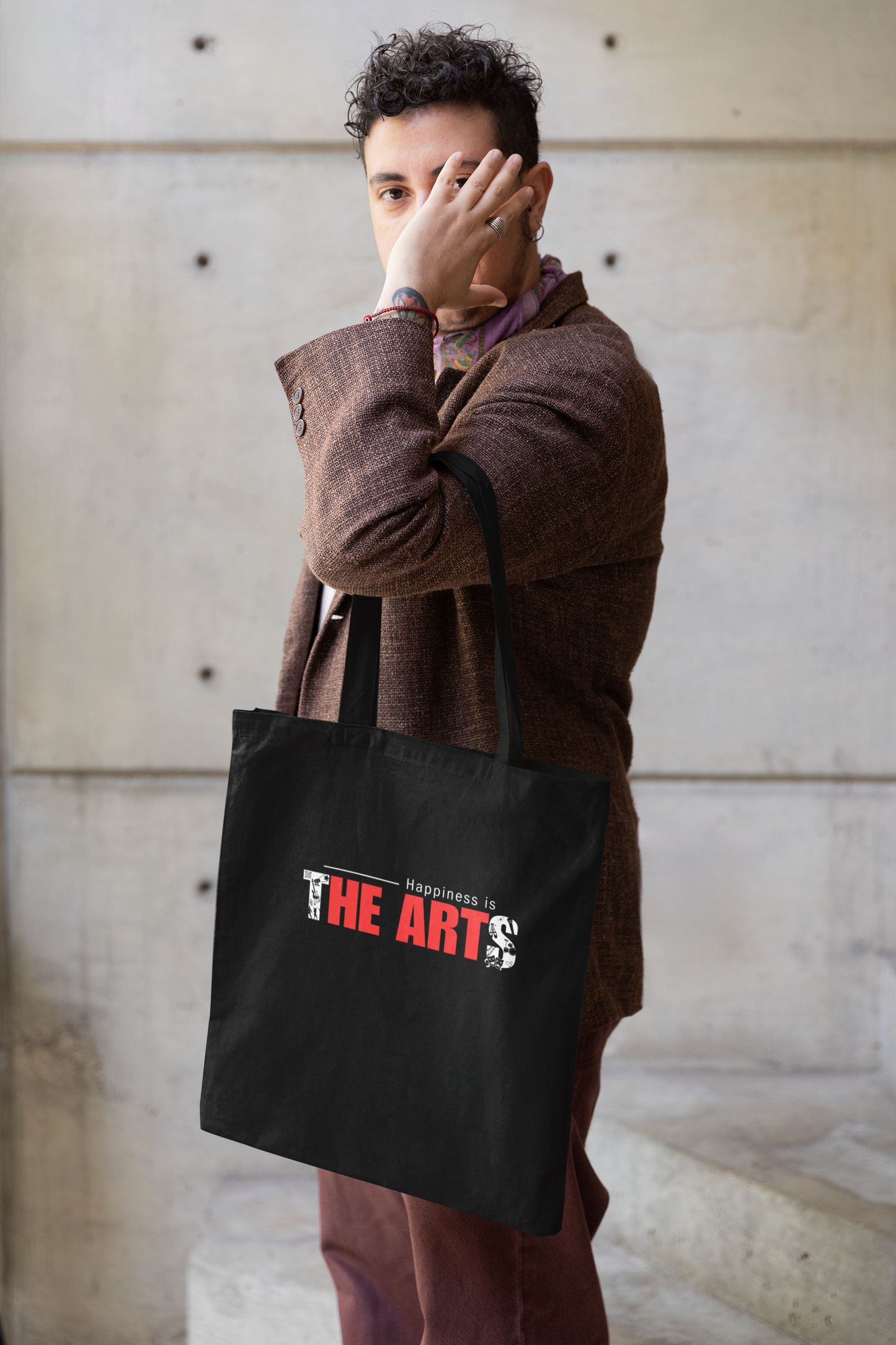 Heart the Arts - Premium Black Tote Bag