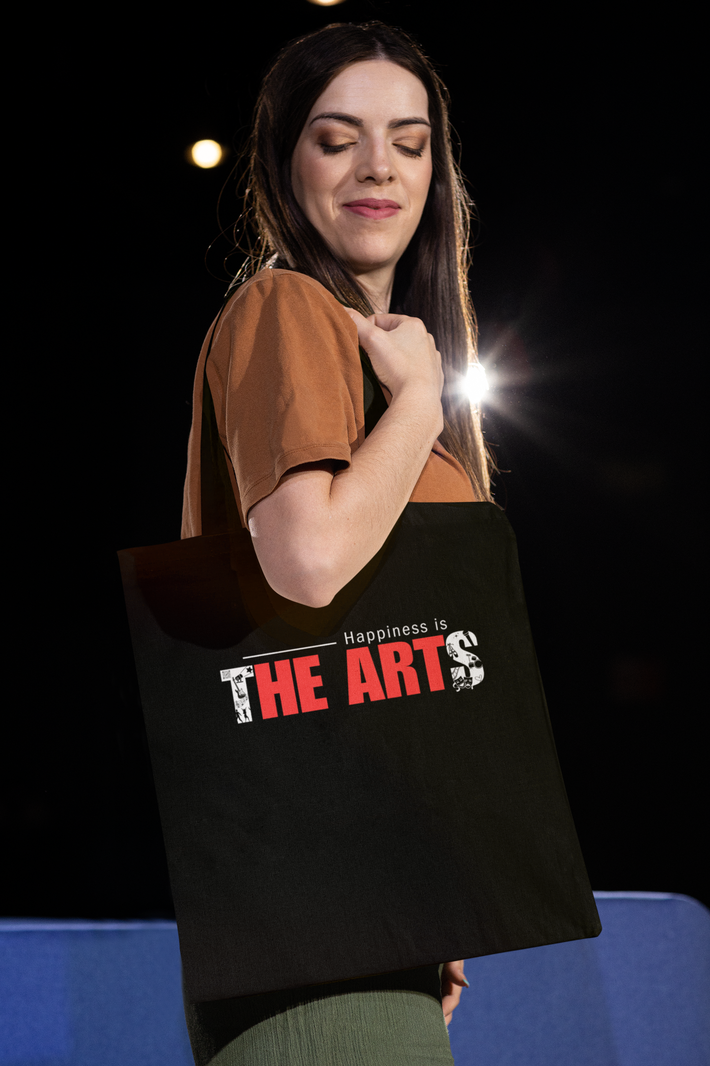 Heart the Arts - Premium Black Tote Bag