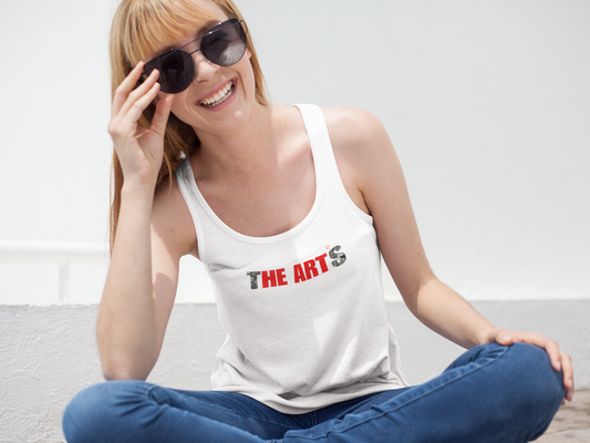 Heart the Arts™ | Women's Flowy Racerback Tank Top